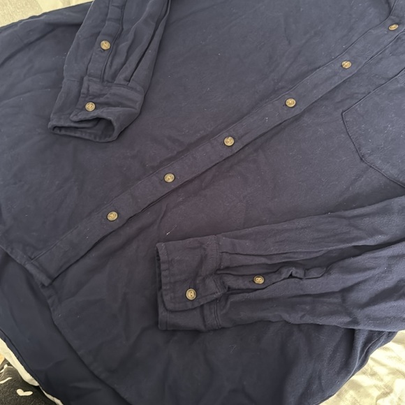 Old Navy Women’s Navy Blue Button Down Shirt - Medium - Picture 3 of 7
